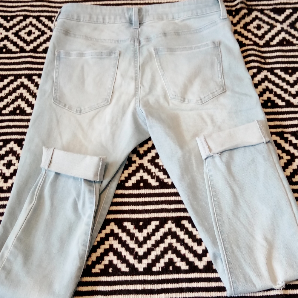 Uniqlo Skinny Jeans Light Wash View 5
